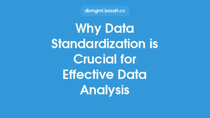 Why Data Standardization is Crucial for Effective Data Analysis Thumbnail