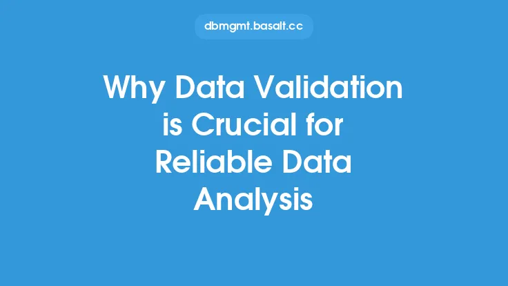 Why Data Validation is Crucial for Reliable Data Analysis Thumbnail